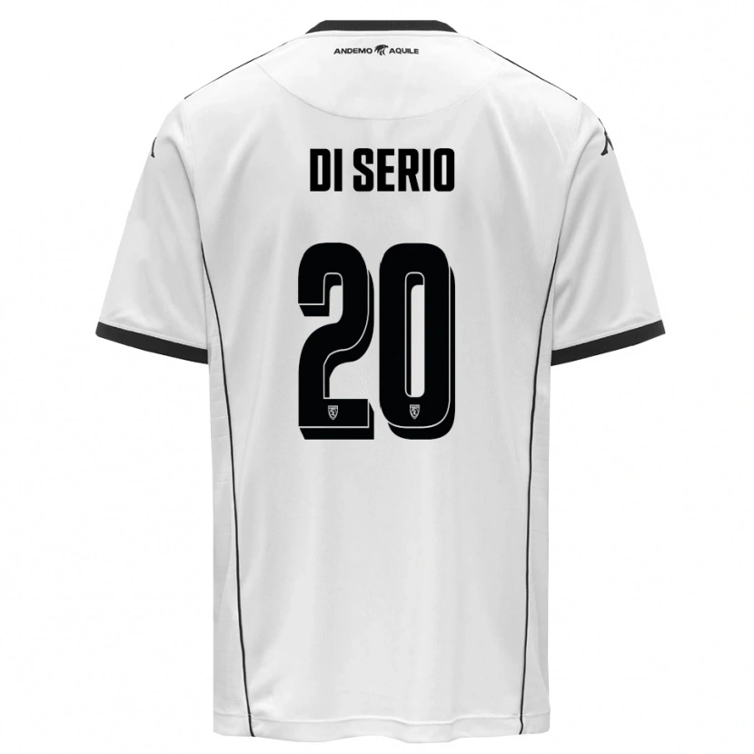 Danxen Herren Giuseppe Di Serio #20 Weiß Schwarz Heimtrikot Trikot 2025/26 T-Shirt Österreich