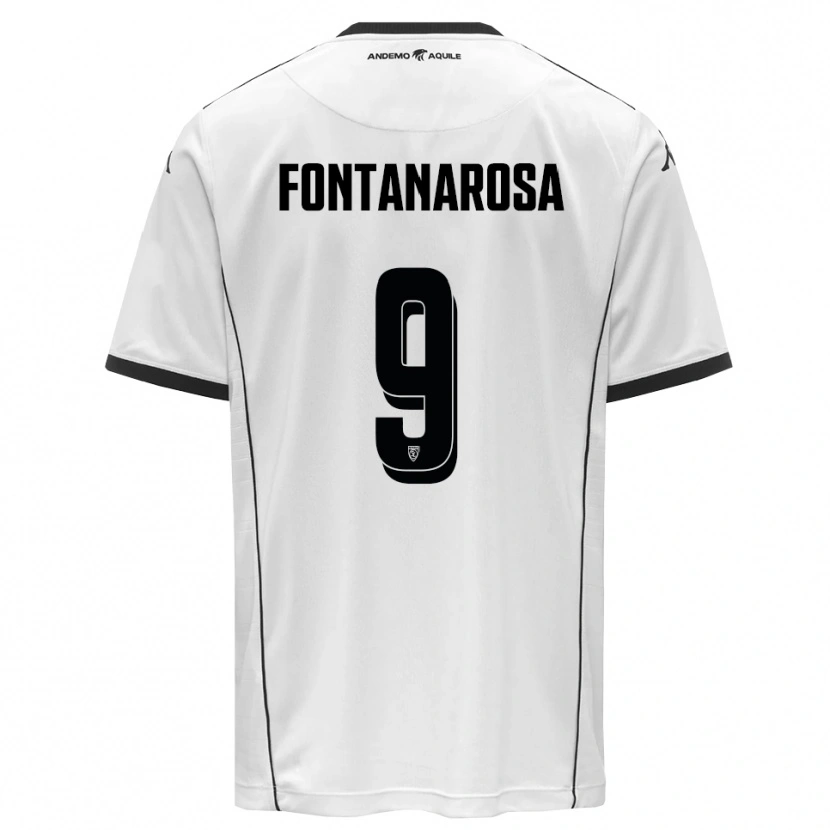 Danxen Herren Riccardo Fontanarosa #9 Weiß Schwarz Heimtrikot Trikot 2025/26 T-Shirt Österreich