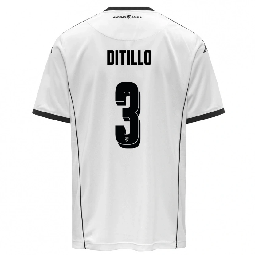 Danxen Herren Luigi Ditillo #3 Weiß Schwarz Heimtrikot Trikot 2025/26 T-Shirt Österreich