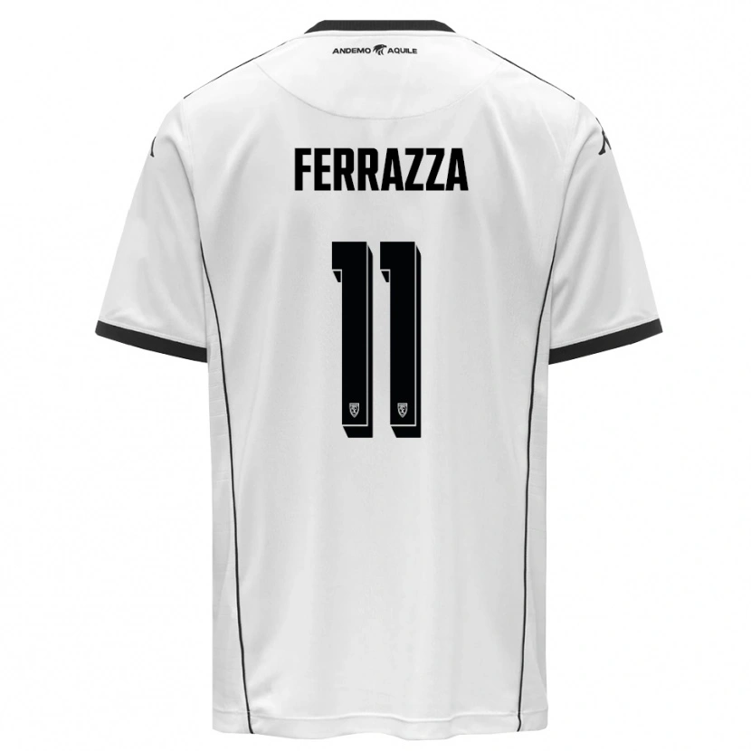 Danxen Herren Diego Ferrazza #11 Weiß Schwarz Heimtrikot Trikot 2025/26 T-Shirt Österreich