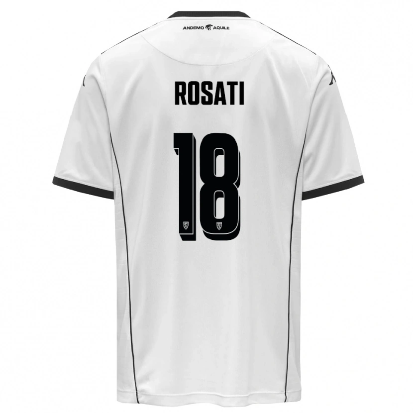 Danxen Herren Riccardo Rosati #18 Weiß Schwarz Heimtrikot Trikot 2025/26 T-Shirt Österreich