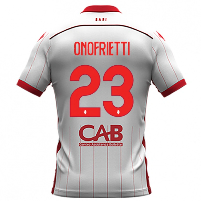 Danxen Herren Vincenzo Onofrietti #23 Weiß Rot Heimtrikot Trikot 2025/26 T-Shirt Österreich
