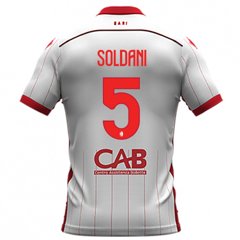 Danxen Herren Mauro Soldani #5 Weiß Rot Heimtrikot Trikot 2025/26 T-Shirt Österreich
