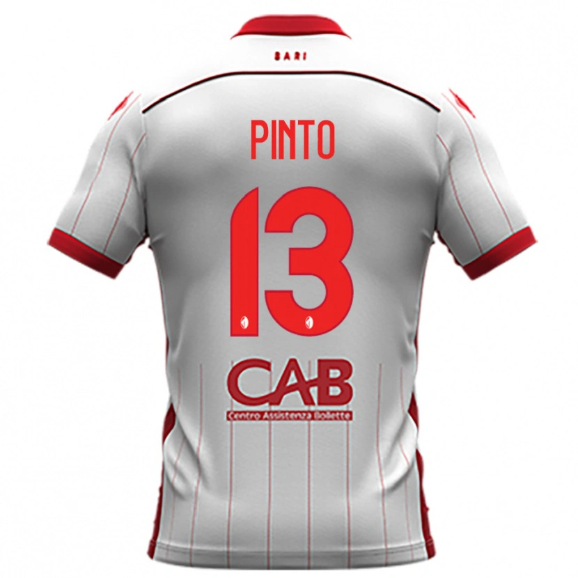 Danxen Herren Francesco Pinto #13 Weiß Rot Heimtrikot Trikot 2025/26 T-Shirt Österreich
