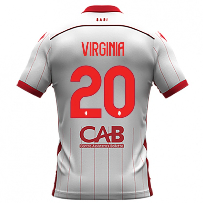 Danxen Herren Kiswensida Virginia #20 Weiß Rot Heimtrikot Trikot 2025/26 T-Shirt Österreich