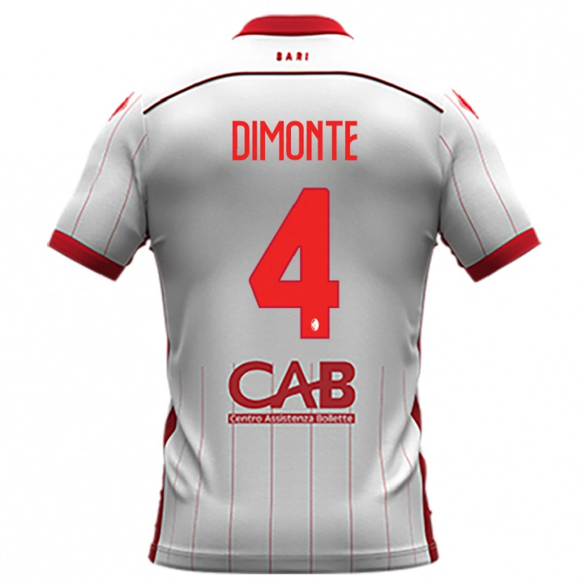 Danxen Herren Paolo Dimonte #4 Weiß Rot Heimtrikot Trikot 2025/26 T-Shirt Österreich