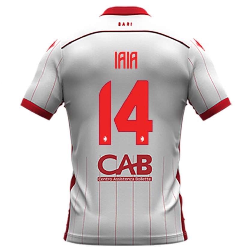 Danxen Herren Pasquale Iaia #14 Weiß Rot Heimtrikot Trikot 2025/26 T-Shirt Österreich