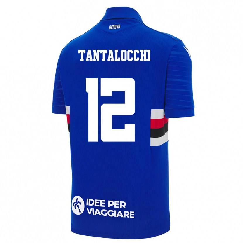 Danxen Herren Elia Tantalocchi #12 Blau Weiß Heimtrikot Trikot 2025/26 T-Shirt Österreich