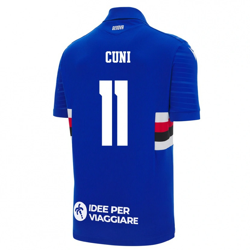 Danxen Herren Marvin Cuni #11 Blau Weiß Heimtrikot Trikot 2025/26 T-Shirt Österreich
