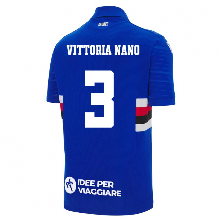 Danxen Herren Maria Vittoria Nano #3 Blau Weiß Heimtrikot Trikot 2025/26 T-Shirt Österreich