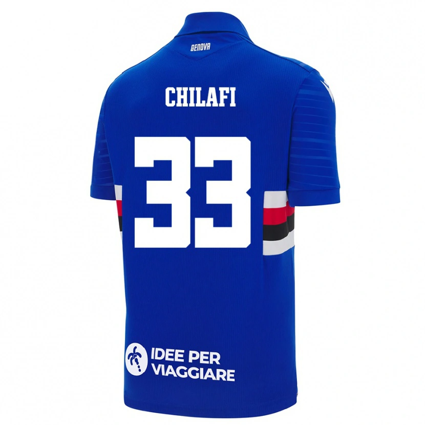 Danxen Herren Ardijan Chilafi #33 Blau Weiß Heimtrikot Trikot 2025/26 T-Shirt Österreich