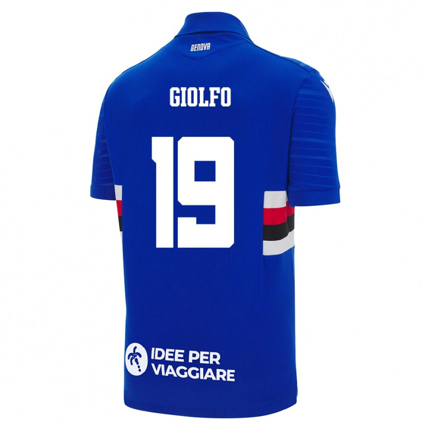 Danxen Herren Matteo Giolfo #19 Blau Weiß Heimtrikot Trikot 2025/26 T-Shirt Österreich
