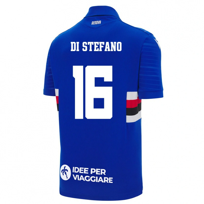 Danxen Herren Lorenzo Di Stefano #16 Blau Weiß Heimtrikot Trikot 2025/26 T-Shirt Österreich