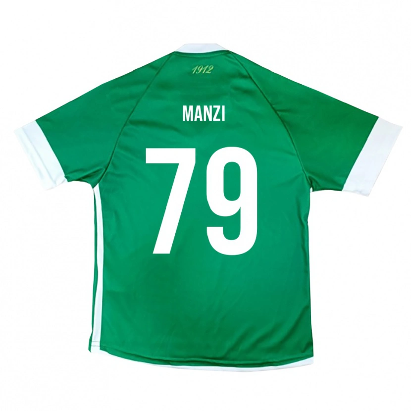 Danxen Herren Claudio Manzi #79 Grün Weiß Heimtrikot Trikot 2025/26 T-Shirt Österreich