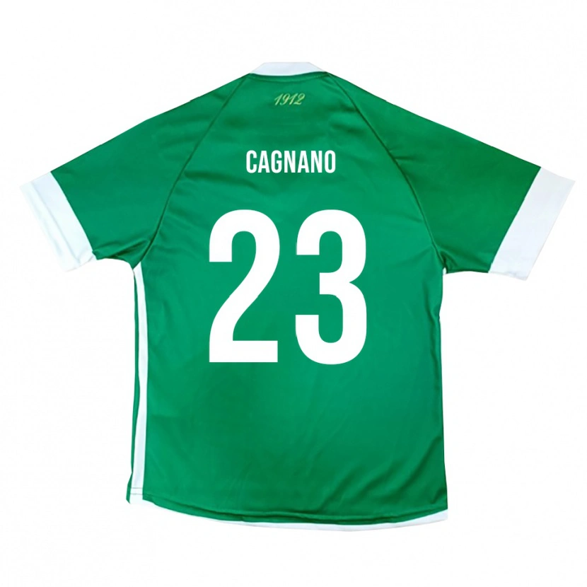 Danxen Herren Andrea Cagnano #23 Grün Weiß Heimtrikot Trikot 2025/26 T-Shirt Österreich