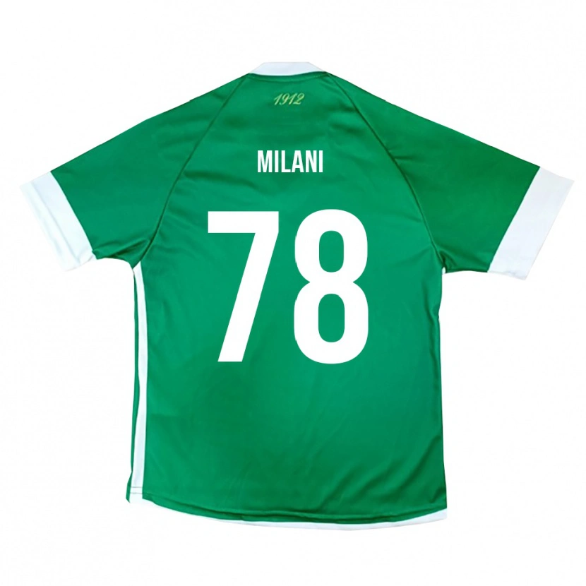 Danxen Herren Alessandro Milani #78 Grün Weiß Heimtrikot Trikot 2025/26 T-Shirt Österreich