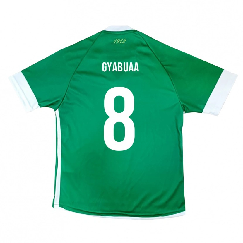 Danxen Herren Emmanuel Gyabuaa #8 Grün Weiß Heimtrikot Trikot 2025/26 T-Shirt Österreich