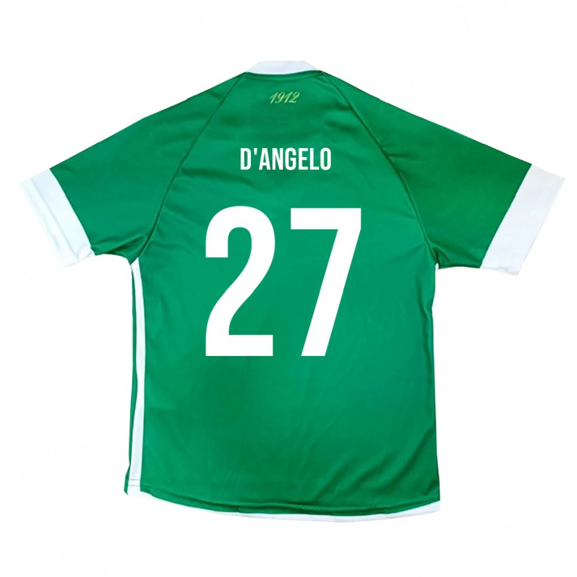 Danxen Herren Sonny D'angelo #27 Grün Weiß Heimtrikot Trikot 2025/26 T-Shirt Österreich