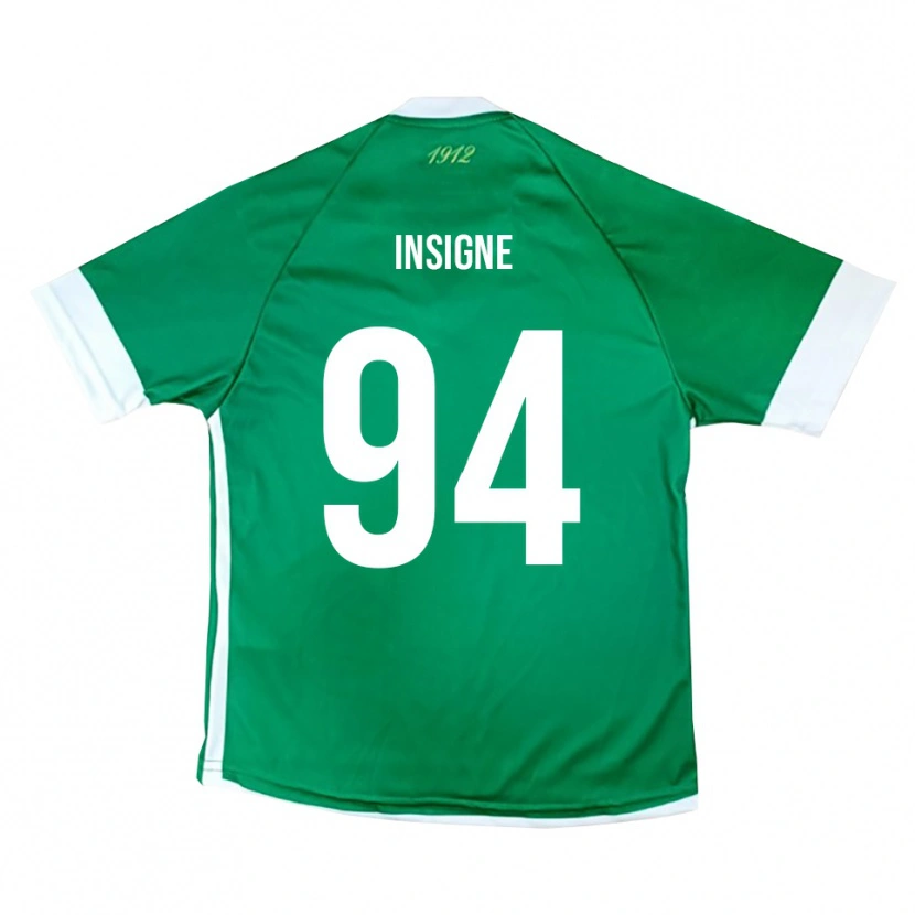 Danxen Herren Roberto Insigne #94 Grün Weiß Heimtrikot Trikot 2025/26 T-Shirt Österreich