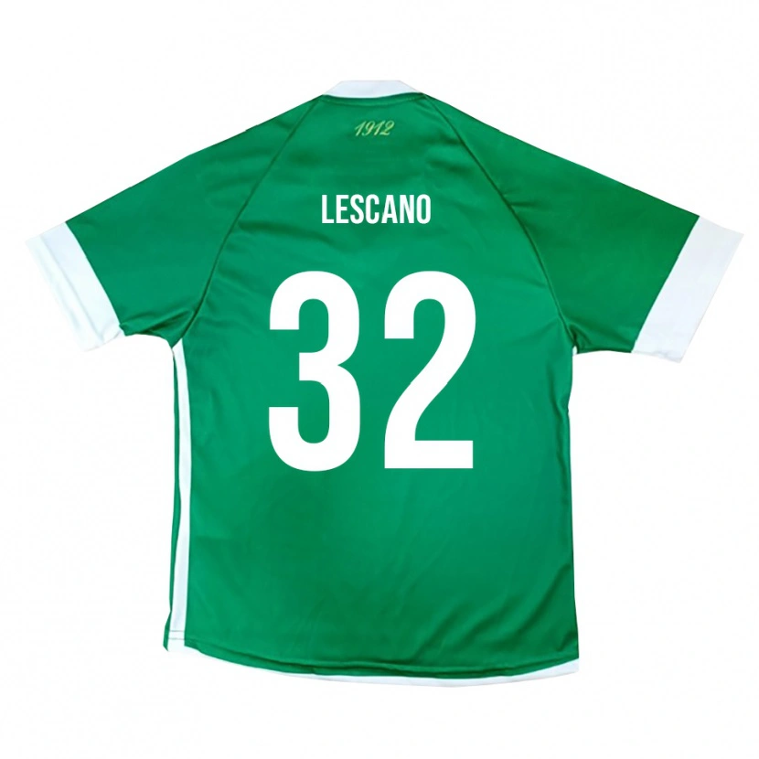 Danxen Herren Facundo Lescano #32 Grün Weiß Heimtrikot Trikot 2025/26 T-Shirt Österreich
