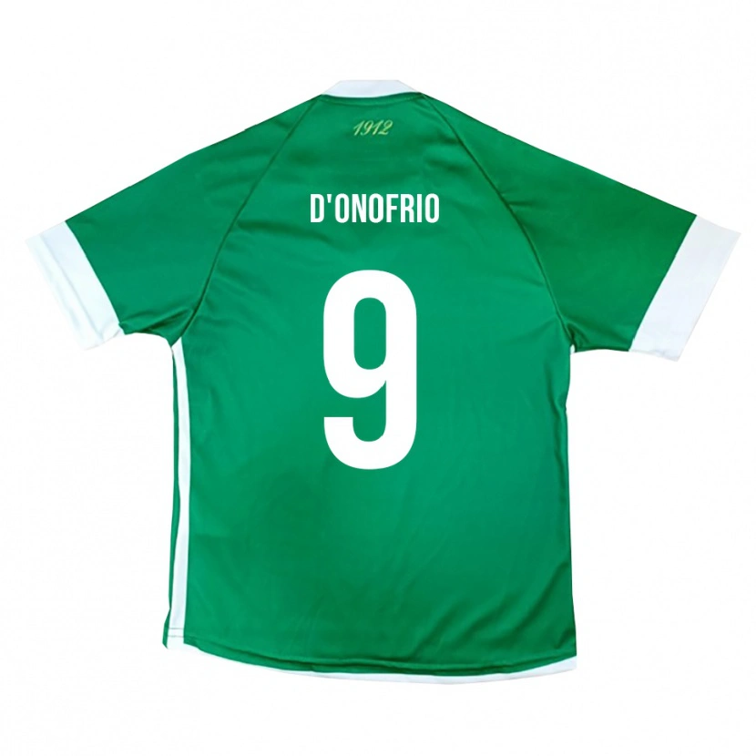 Danxen Herren Saverio D'onofrio #9 Grün Weiß Heimtrikot Trikot 2025/26 T-Shirt Österreich