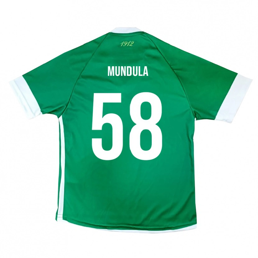 Danxen Herren Ciro Mundula #58 Grün Weiß Heimtrikot Trikot 2025/26 T-Shirt Österreich