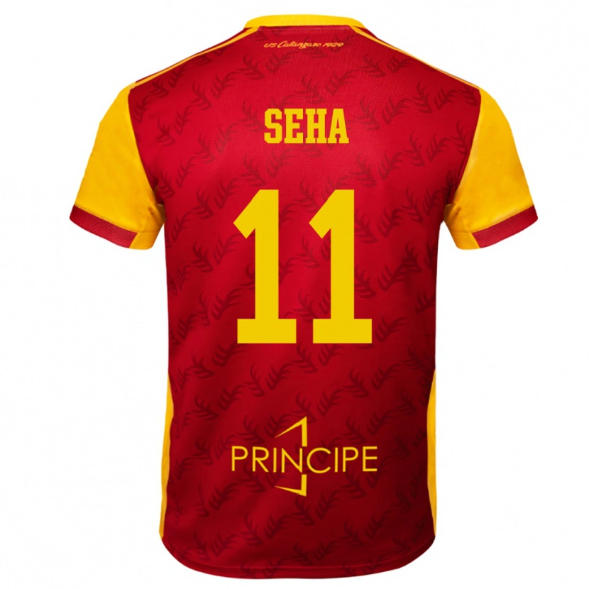 Danxen Herren Sayha Seha #11 Gelb Rot Heimtrikot Trikot 2025/26 T-Shirt Österreich