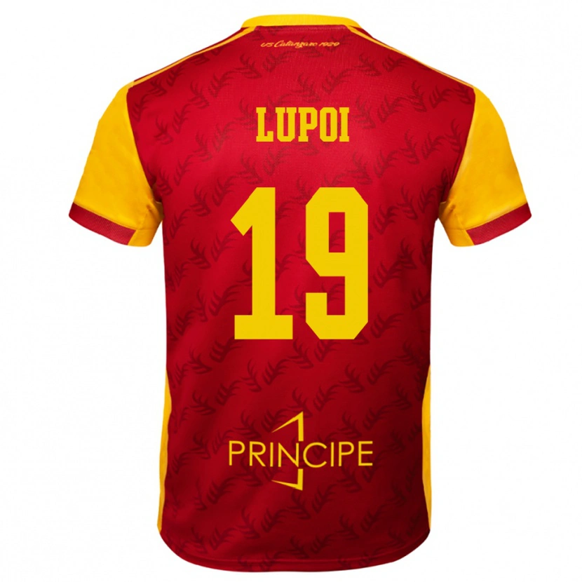 Danxen Herren Daniele Lupoi #19 Gelb Rot Heimtrikot Trikot 2025/26 T-Shirt Österreich