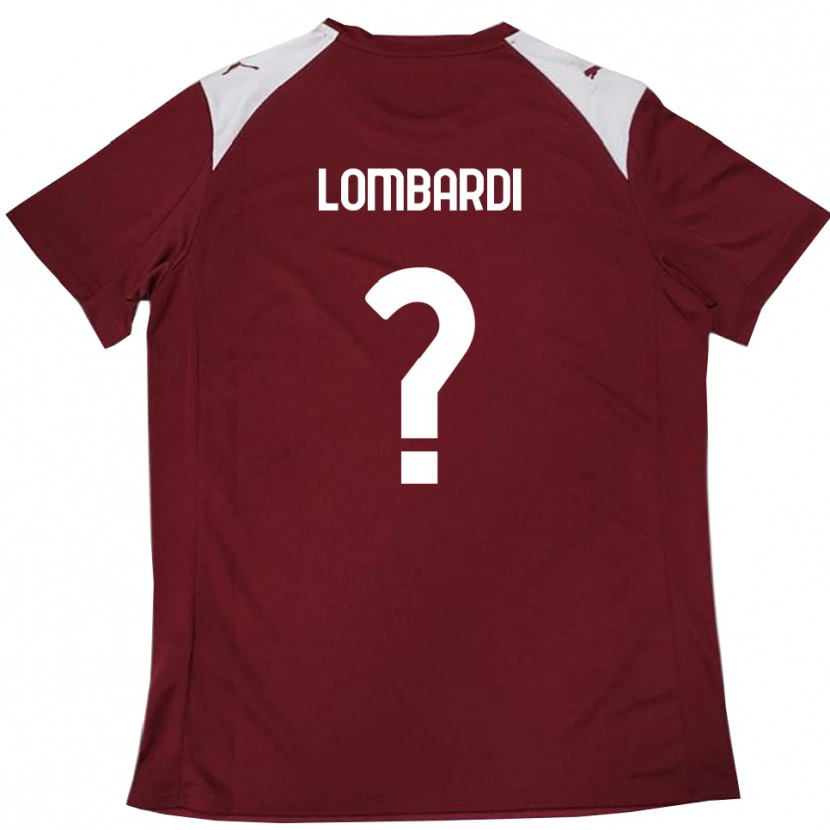 Danxen Herren Lorenzo Lombardi #0 Burgunderrot Weiß Heimtrikot Trikot 2025/26 T-Shirt Österreich