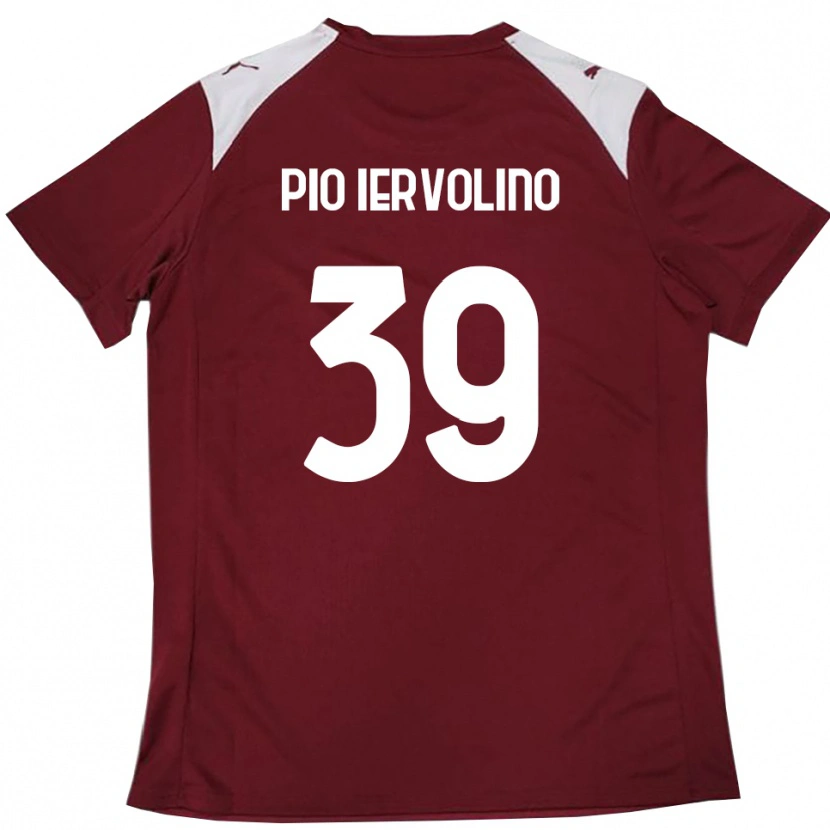 Danxen Herren Antonio Pio Iervolino #39 Burgunderrot Weiß Heimtrikot Trikot 2025/26 T-Shirt Österreich