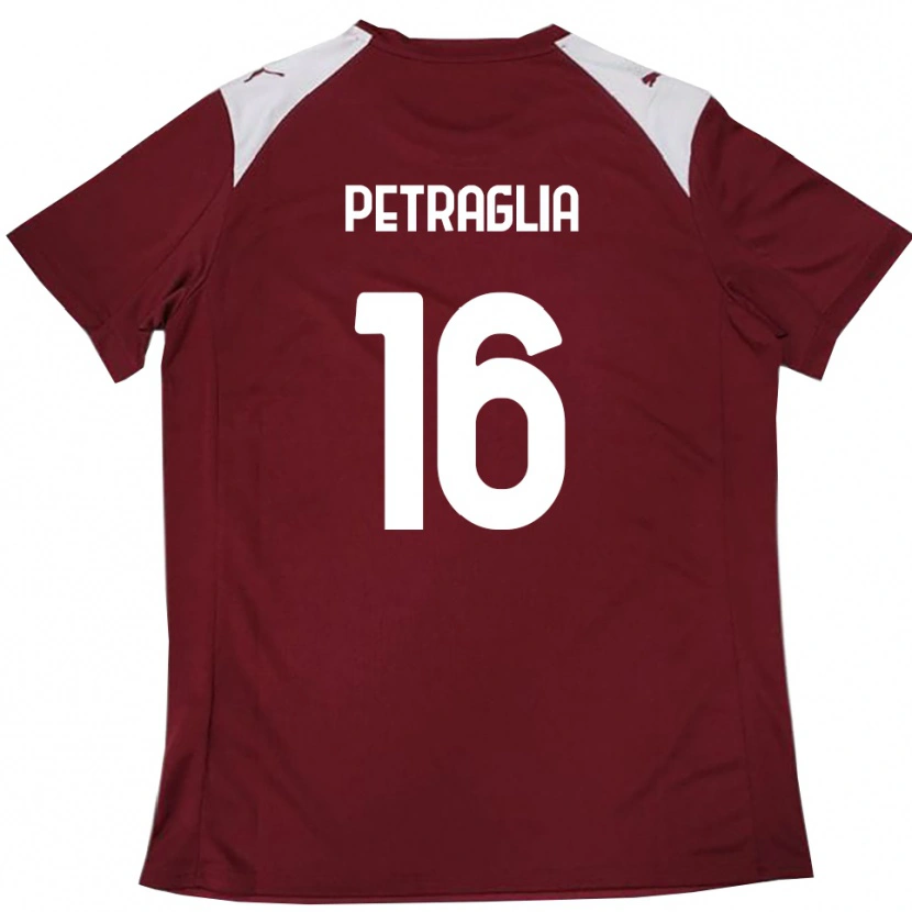 Danxen Herren Christian Petraglia #16 Burgunderrot Weiß Heimtrikot Trikot 2025/26 T-Shirt Österreich