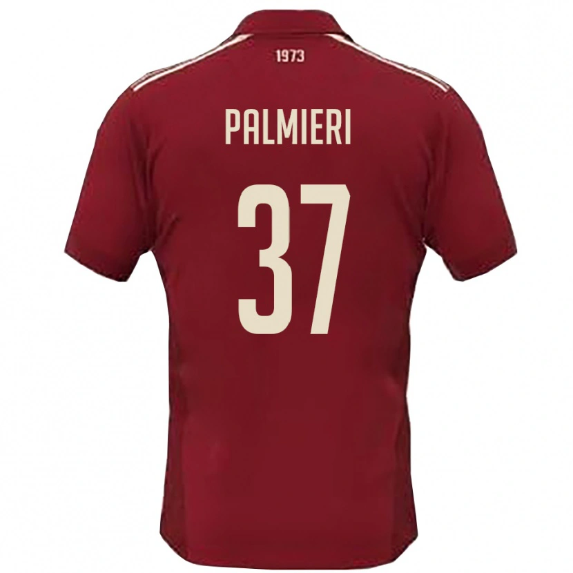 Danxen Herren Riccardo Palmieri #37 Burgunderrot Weiß Heimtrikot Trikot 2025/26 T-Shirt Österreich