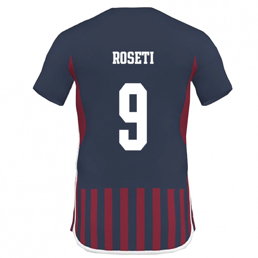 Danxen Herren Christian Roseti #9 Marineblau Rot Heimtrikot Trikot 2025/26 T-Shirt Österreich