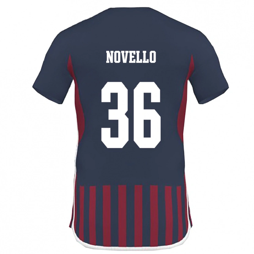 Danxen Herren Jahce Novello #36 Marineblau Rot Heimtrikot Trikot 2025/26 T-Shirt Österreich