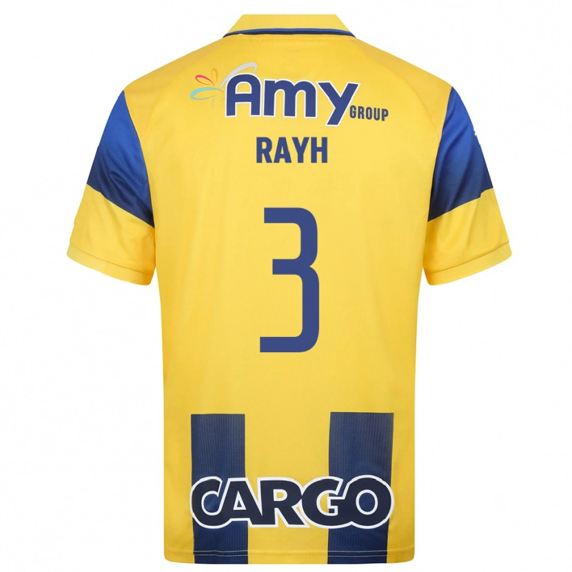 Danxen Herren Guy Rayh #3 Gelb Marineblau Heimtrikot Trikot 2025/26 T-Shirt Österreich