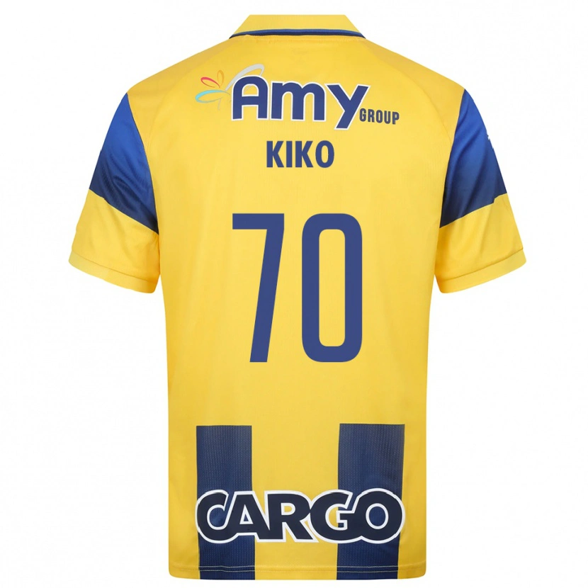 Danxen Herren Kiko Bondoso #70 Gelb Marineblau Heimtrikot Trikot 2025/26 T-Shirt Österreich