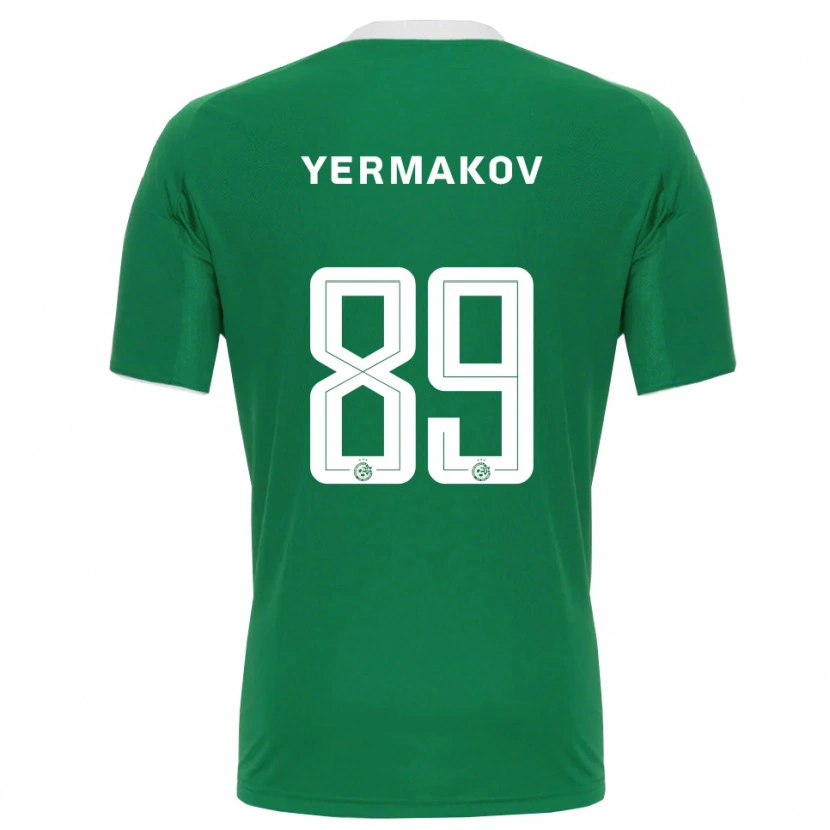 Danxen Herren Georgiy Yermakov #89 Grün Weiß Heimtrikot Trikot 2025/26 T-Shirt Österreich