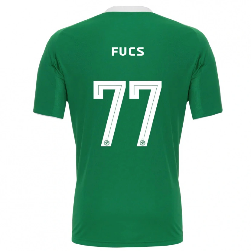 Danxen Herren Roee Fucs #77 Grün Weiß Heimtrikot Trikot 2025/26 T-Shirt Österreich