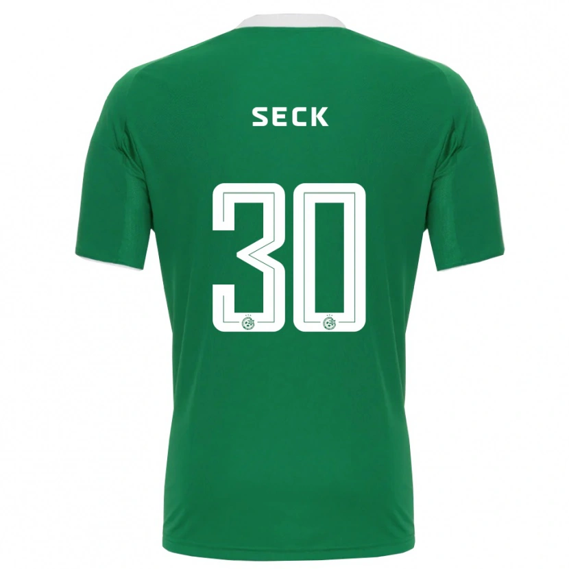 Danxen Herren Abdoulaye Seck #30 Grün Weiß Heimtrikot Trikot 2025/26 T-Shirt Österreich
