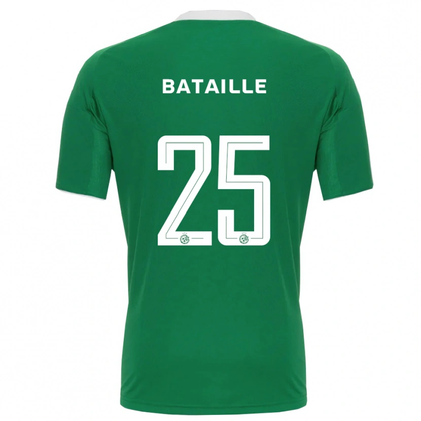 Danxen Herren Jelle Bataille #25 Grün Weiß Heimtrikot Trikot 2025/26 T-Shirt Österreich
