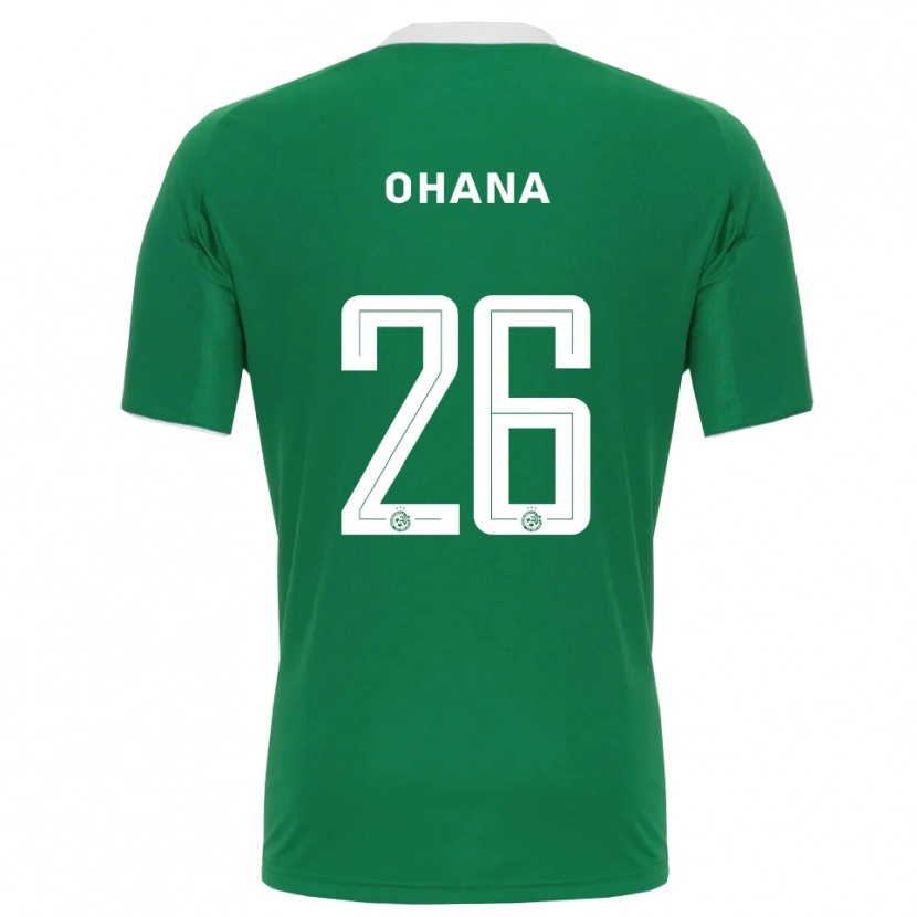Danxen Herren Michael Ohana #26 Grün Weiß Heimtrikot Trikot 2025/26 T-Shirt Österreich
