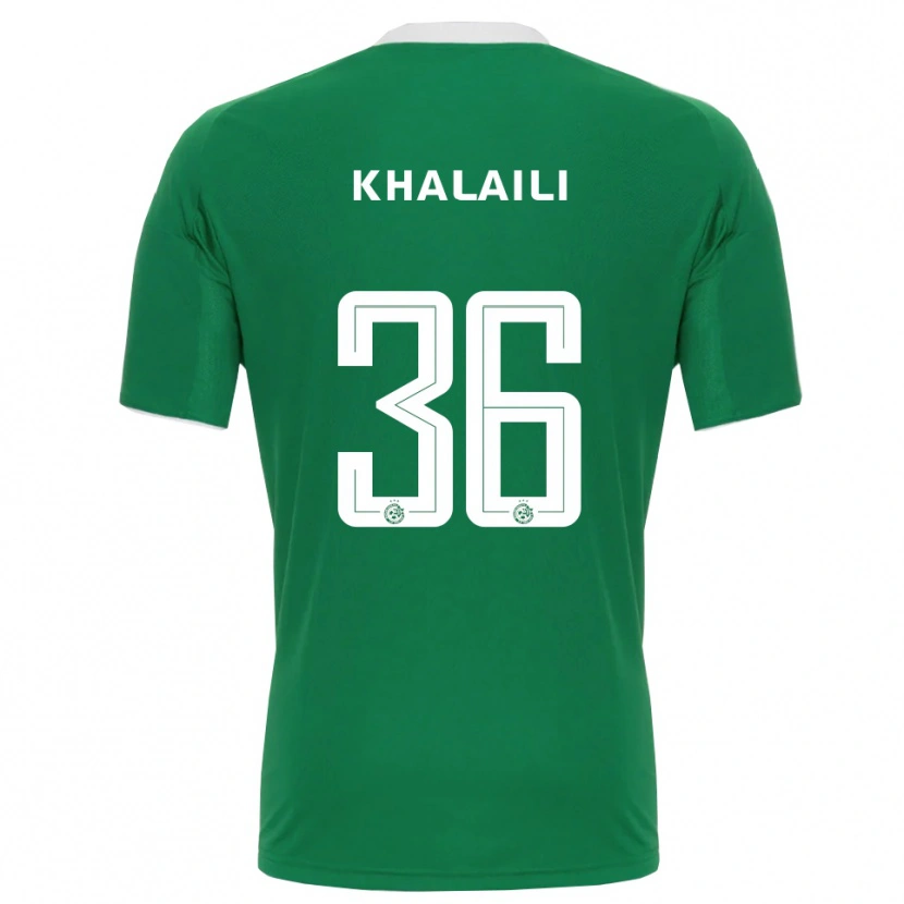 Danxen Herren Iyad Khalaili #36 Grün Weiß Heimtrikot Trikot 2025/26 T-Shirt Österreich