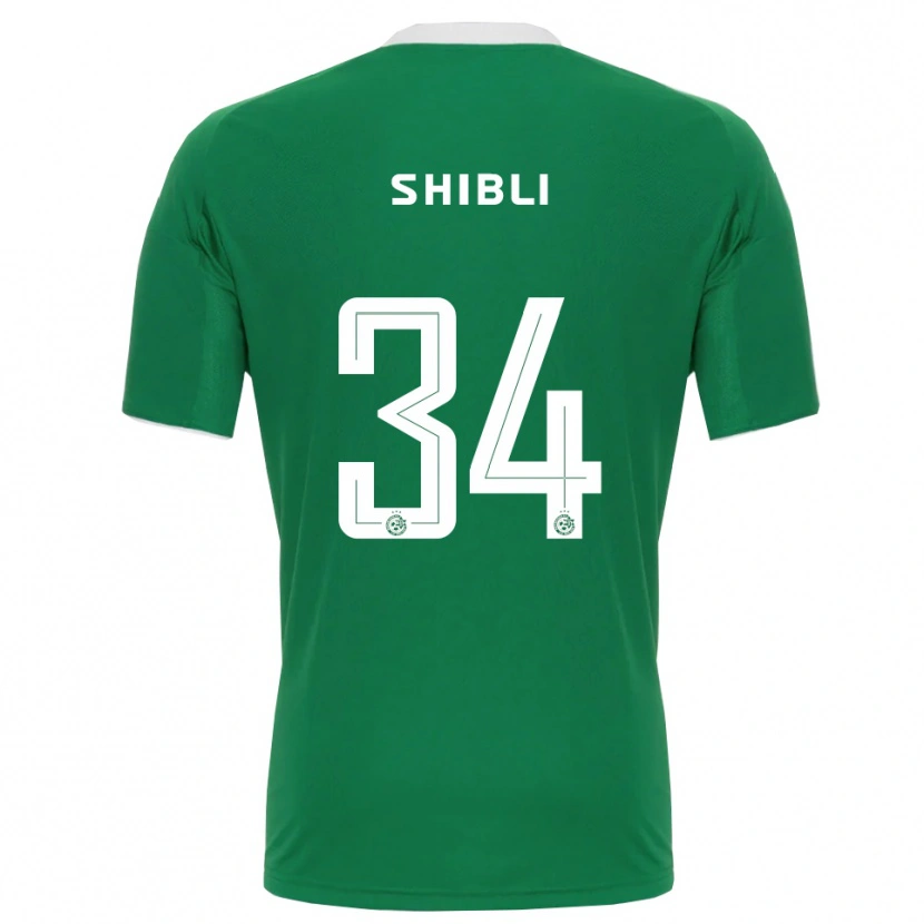 Danxen Herren Hamza Shibli #34 Grün Weiß Heimtrikot Trikot 2025/26 T-Shirt Österreich