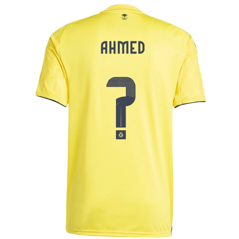 Danxen Herren Al Anood Ahmed #0 Gelb Schwarz Heimtrikot Trikot 2025/26 T-Shirt Österreich