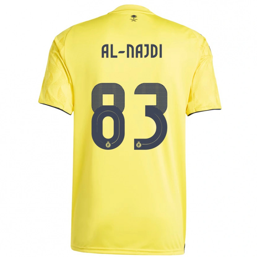 Danxen Herren Salem Al-Najdi #83 Gelb Schwarz Heimtrikot Trikot 2025/26 T-Shirt Österreich