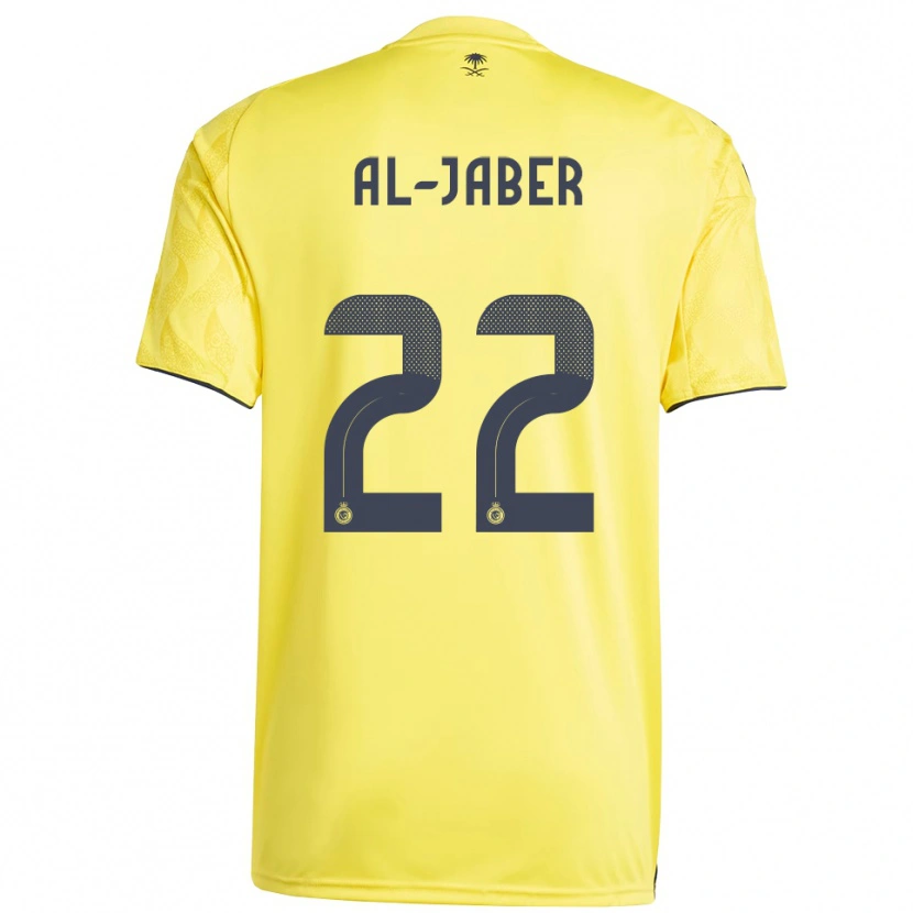 Danxen Herren Abdulmalik Al-Jaber #22 Gelb Schwarz Heimtrikot Trikot 2025/26 T-Shirt Österreich