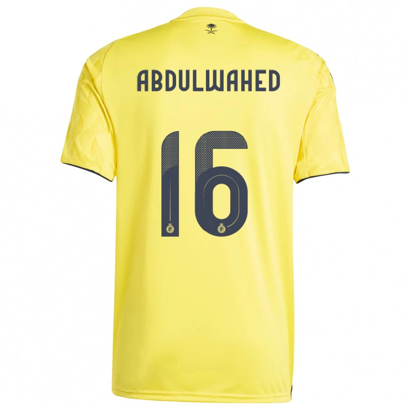 Danxen Herren Ghader Abdulwahed #16 Gelb Schwarz Heimtrikot Trikot 2025/26 T-Shirt Österreich