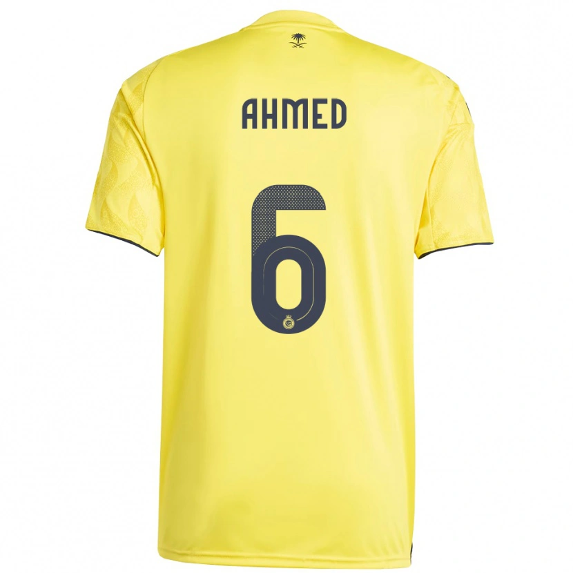 Danxen Herren Aseel Ahmed #6 Gelb Schwarz Heimtrikot Trikot 2025/26 T-Shirt Österreich