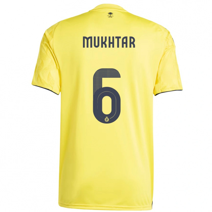 Danxen Herren Mukhtar Ali #6 Gelb Schwarz Heimtrikot Trikot 2025/26 T-Shirt Österreich