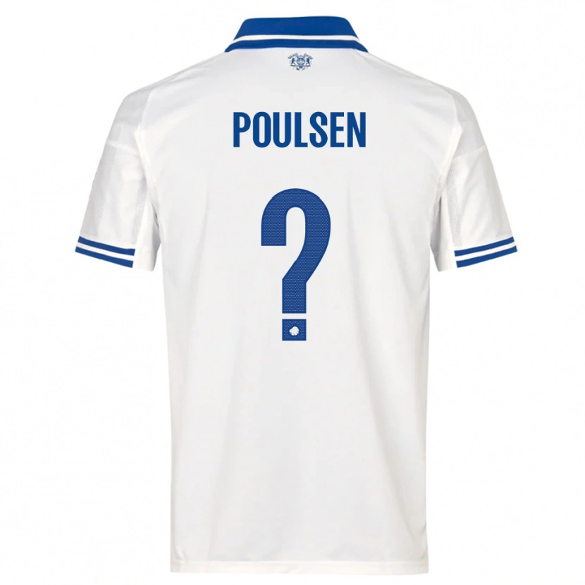 Danxen Herren Xander Poulsen #0 Weiß Blau Heimtrikot Trikot 2025/26 T-Shirt Österreich